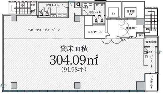 PMO池袋 9階 間取り図