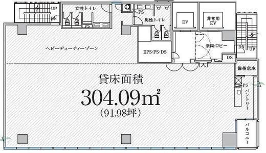 PMO池袋 8階 間取り図
