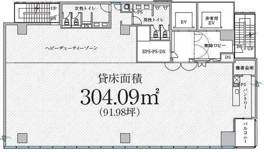PMO池袋 3階 間取り図