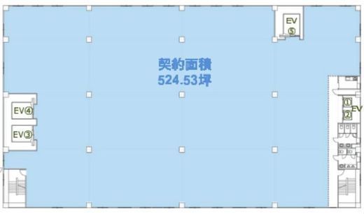 (仮)潮見センター 3階 間取り図