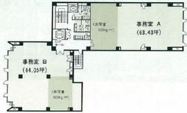 ヤクシビル 2階 間取り図