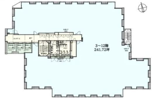 Daiwa秋葉原ビル 2階 間取り図