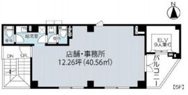 LAND DEN 舟町 501 間取り図