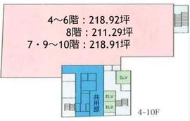 プライム銀座柳通りビル 10階 間取り図