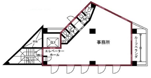 BNKビル 4階 間取り図