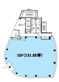青山安田ビル(青山一丁目) 10階 間取り図