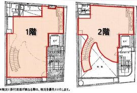 MITSUWAビル 1階-2階 間取り図
