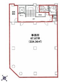 八重洲中央ビル 8階 間取り図
