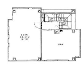 ホリイビルNO.5 202 間取り図