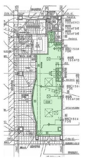 GINZA YUKI BLDG 1階 間取り図