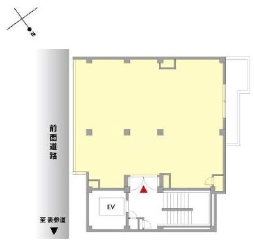 JY表参道ビル 3階 間取り図