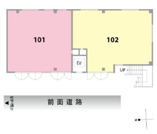 BU原宿1825 102 間取り図