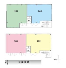 BU原宿1825 1-2階 間取り図