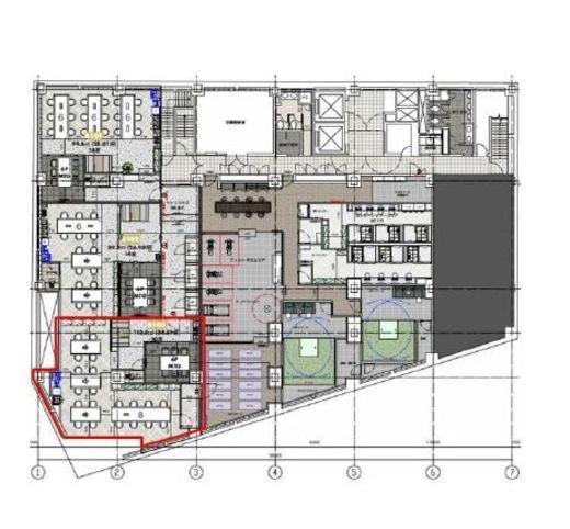 フロンティアグラン西新宿 B103 間取り図