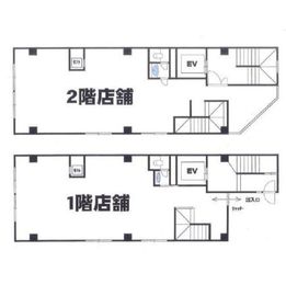 大黒ビル 1-2階 間取り図