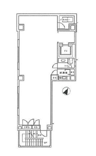 神田第4パークビル 3階 間取り図