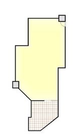 レイフラット新宿 1階 間取り図