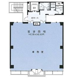 箱崎公園ビル 3階 間取り図