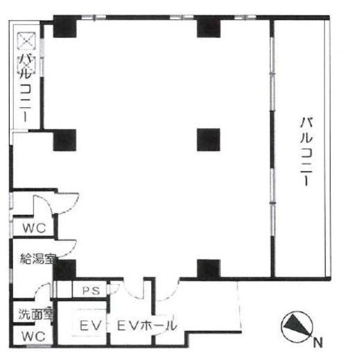 一番町コート 6階 間取り図