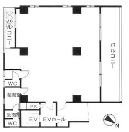 一番町コート 6階 間取り図