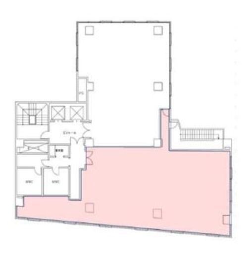 TUG-Iビル 6階B 間取り図