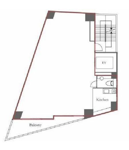広尾タワー 5階 間取り図
