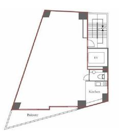 広尾タワー 5階 間取り図