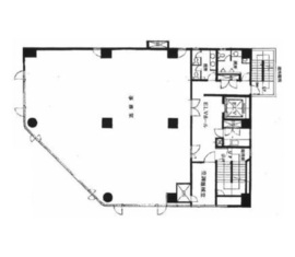 長寿ビル 6階 間取り図