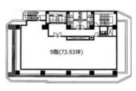 羽衣ビル 9階 間取り図