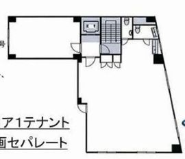 千代田岩本ビル 4階 間取り図