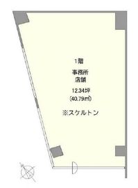 GY築地ビル 1階 間取り図