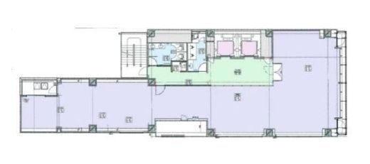 ブランエスパ銀座 13階 間取り図