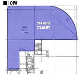 平和不動産日本橋ビル(旧:ヒューリック江戸橋ビル) 10階 間取り図