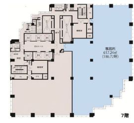 新宿スクエアタワー 7階 間取り図