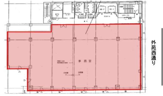 青山セント・シオンビル 4階 間取り図