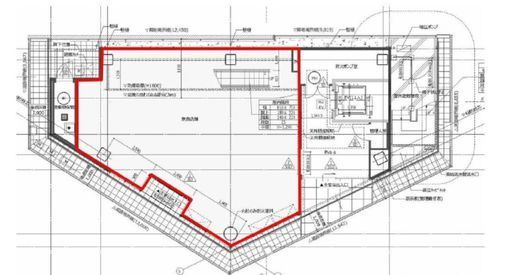K-SQUARE八丁堀 1階 間取り図