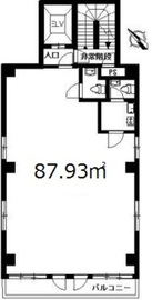 中村屋ビル 8階 間取り図