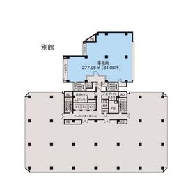 東建インターナショナルビル本館・別館 別館7階 間取り図