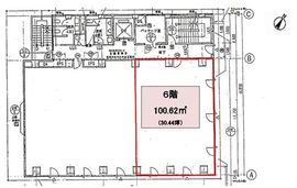 芝浦SECビル 6階1 間取り図