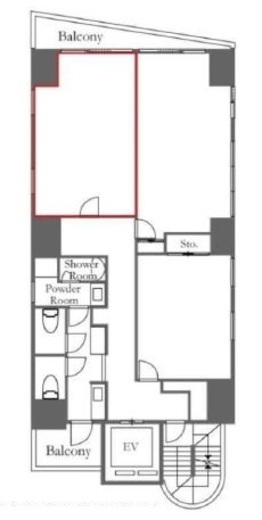 ILA渋谷美竹ビル 303 間取り図