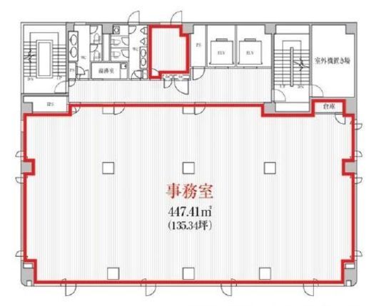 KM新宿ビル 4階 間取り図