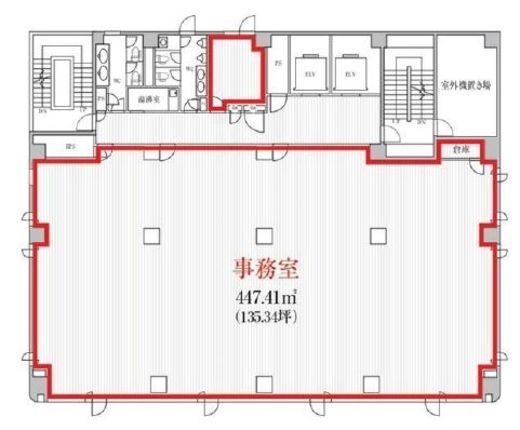 KM新宿ビル 5階 間取り図