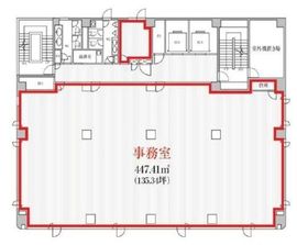 KM新宿ビル 5階 間取り図