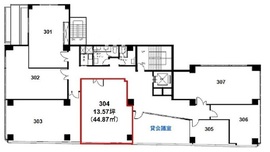 神田オーシャンビル 304 間取り図