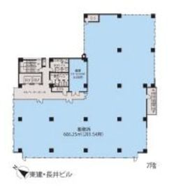 東建・長井ビル 7階 間取り図