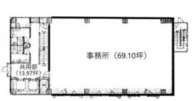 ABL築地ビル 6階 間取り図