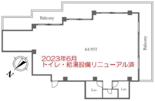 A&Xビル 6階 間取り図