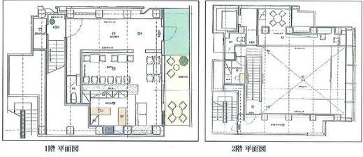COMS麻布十番 1-2階 間取り図