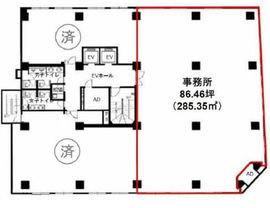 ダヴィンチ小川町 2階A 間取り図