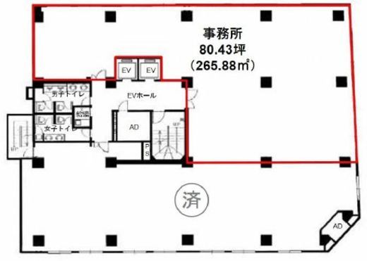 ダヴィンチ小川町 3階 間取り図